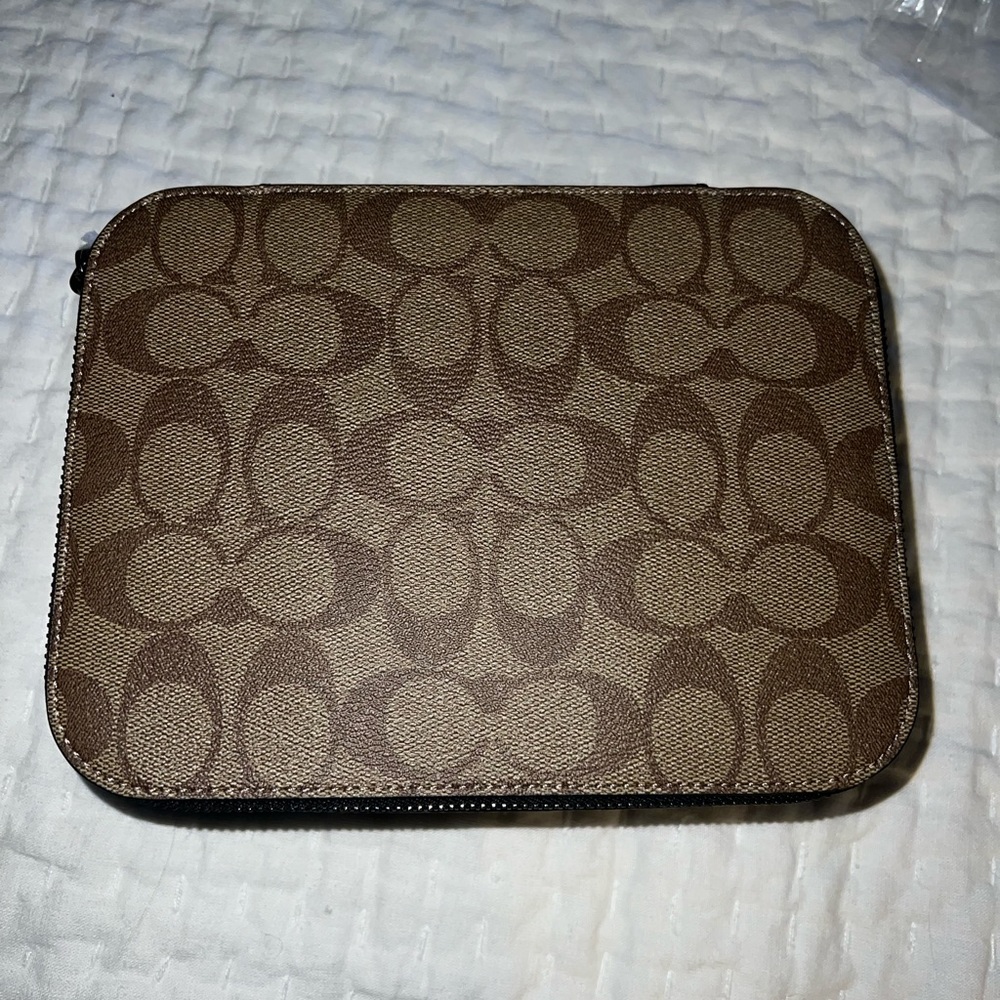 Coach Leather Tech Organizer